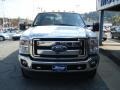 2012 Oxford White Ford F350 Super Duty Lariat Crew Cab 4x4 Dually  photo #3