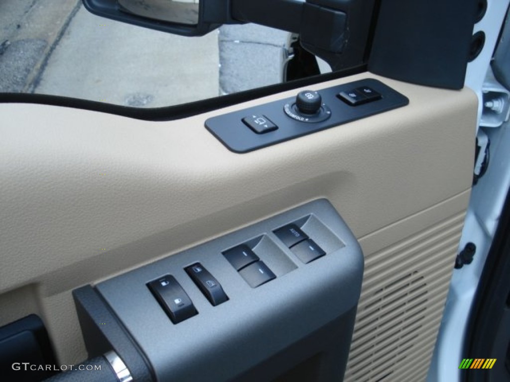 2012 F350 Super Duty Lariat Crew Cab 4x4 Dually - Oxford White / Adobe photo #14