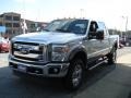 2012 Ingot Silver Metallic Ford F350 Super Duty Lariat Crew Cab 4x4  photo #4