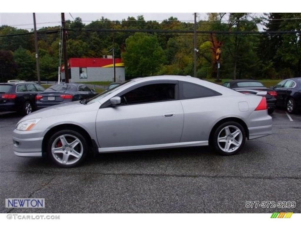 2006 Accord EX-L V6 Coupe - Alabaster Silver Metallic / Black photo #4