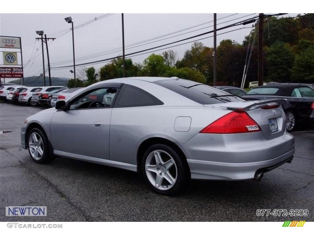2006 Accord EX-L V6 Coupe - Alabaster Silver Metallic / Black photo #5