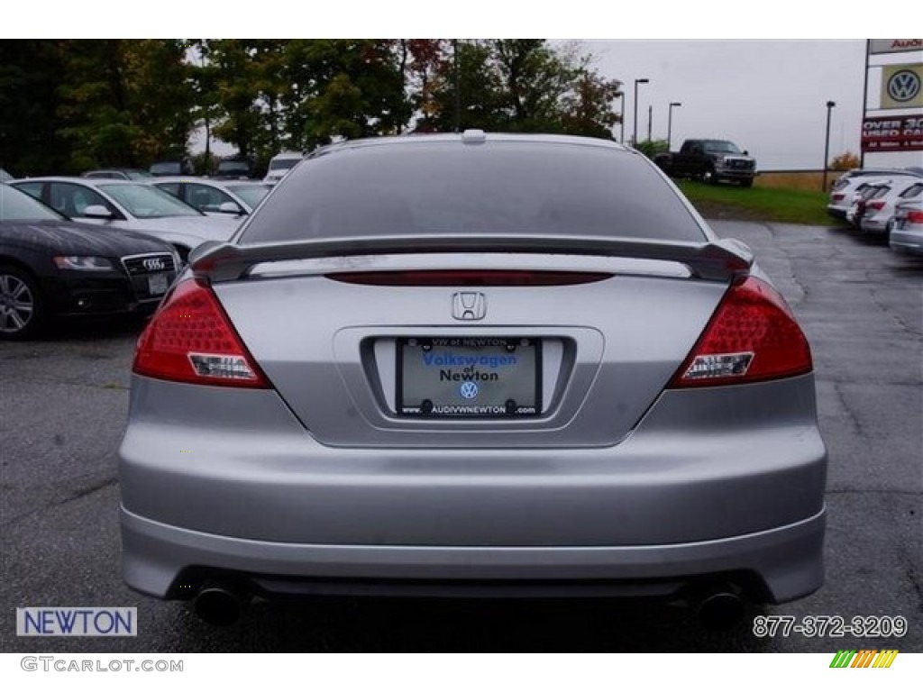 2006 Accord EX-L V6 Coupe - Alabaster Silver Metallic / Black photo #7