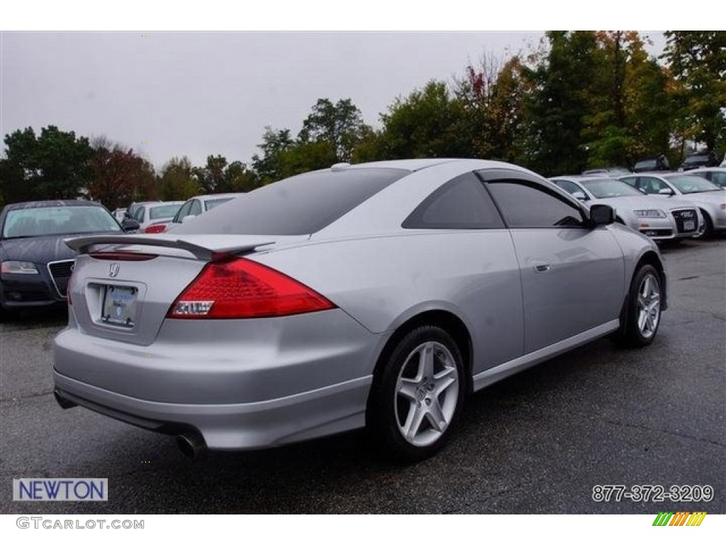 2006 Accord EX-L V6 Coupe - Alabaster Silver Metallic / Black photo #8