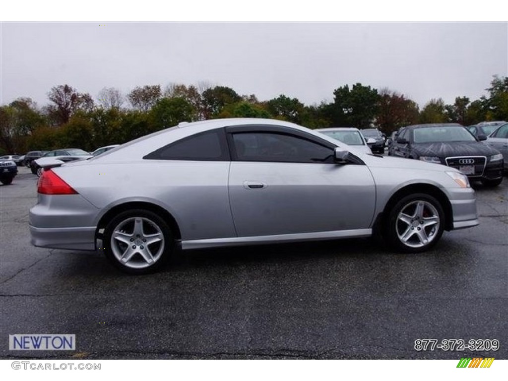 2006 Accord EX-L V6 Coupe - Alabaster Silver Metallic / Black photo #9