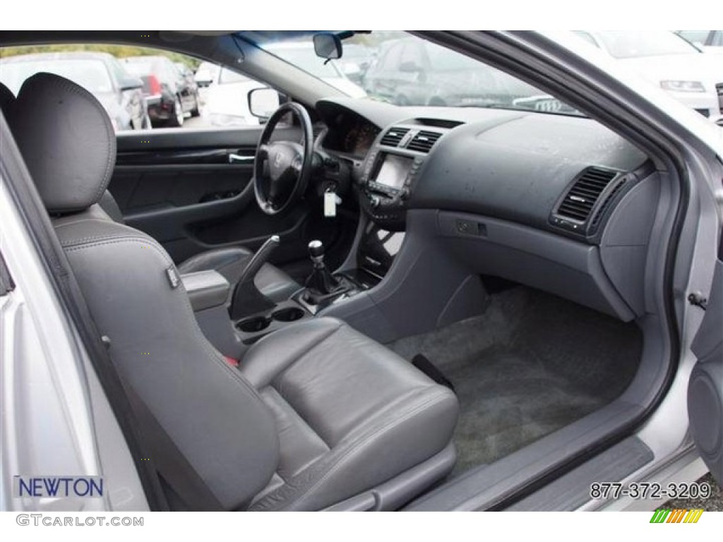 2006 Accord EX-L V6 Coupe - Alabaster Silver Metallic / Black photo #22