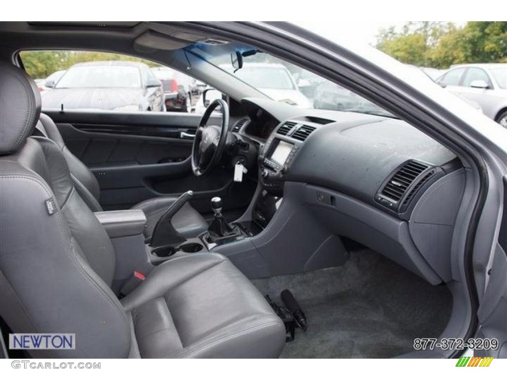 2006 Accord EX-L V6 Coupe - Alabaster Silver Metallic / Black photo #23