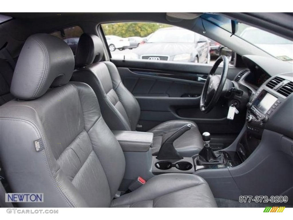 2006 Accord EX-L V6 Coupe - Alabaster Silver Metallic / Black photo #24