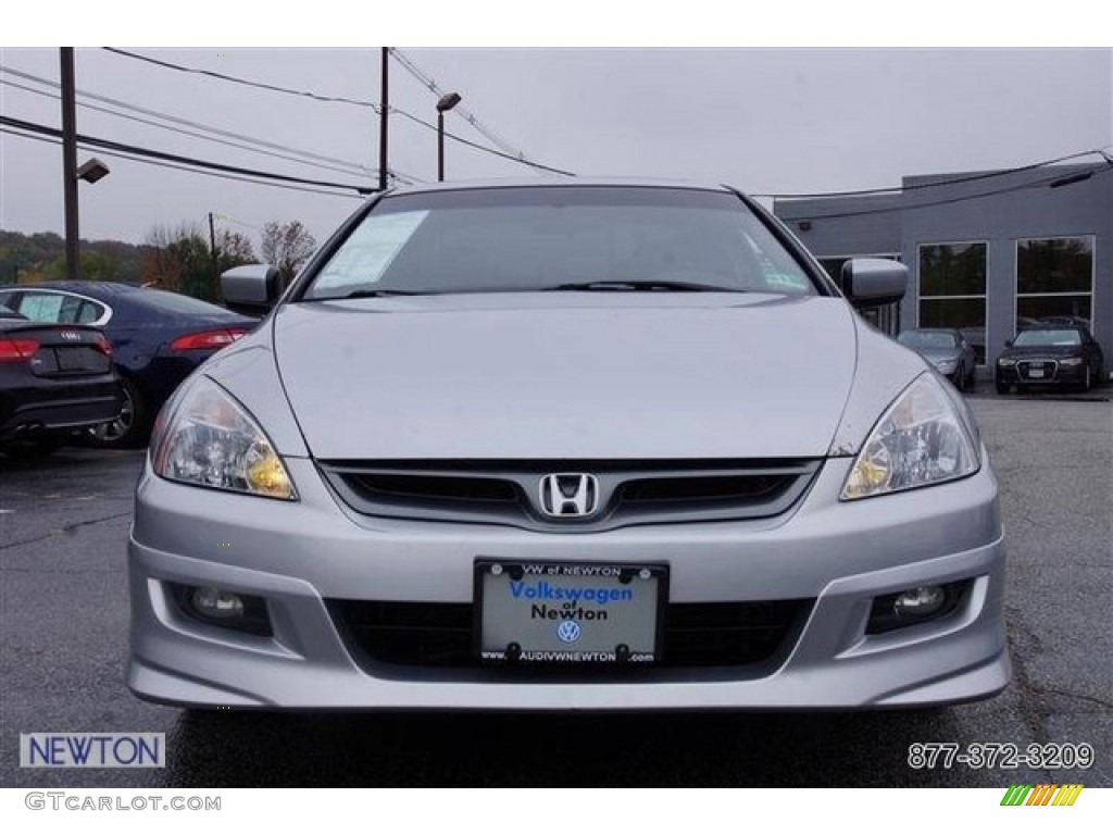 2006 Accord EX-L V6 Coupe - Alabaster Silver Metallic / Black photo #49