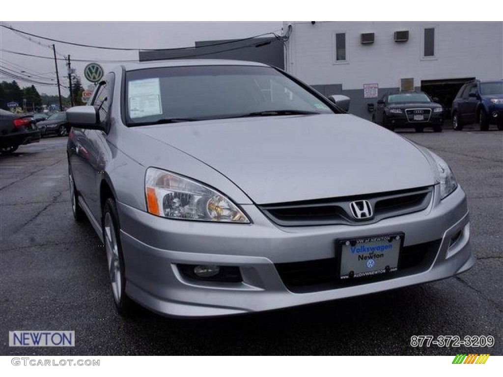 2006 Accord EX-L V6 Coupe - Alabaster Silver Metallic / Black photo #55