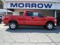 2012 Race Red Ford F150 XLT SuperCab 4x4  photo #1