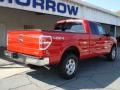 2012 Race Red Ford F150 XLT SuperCab 4x4  photo #8
