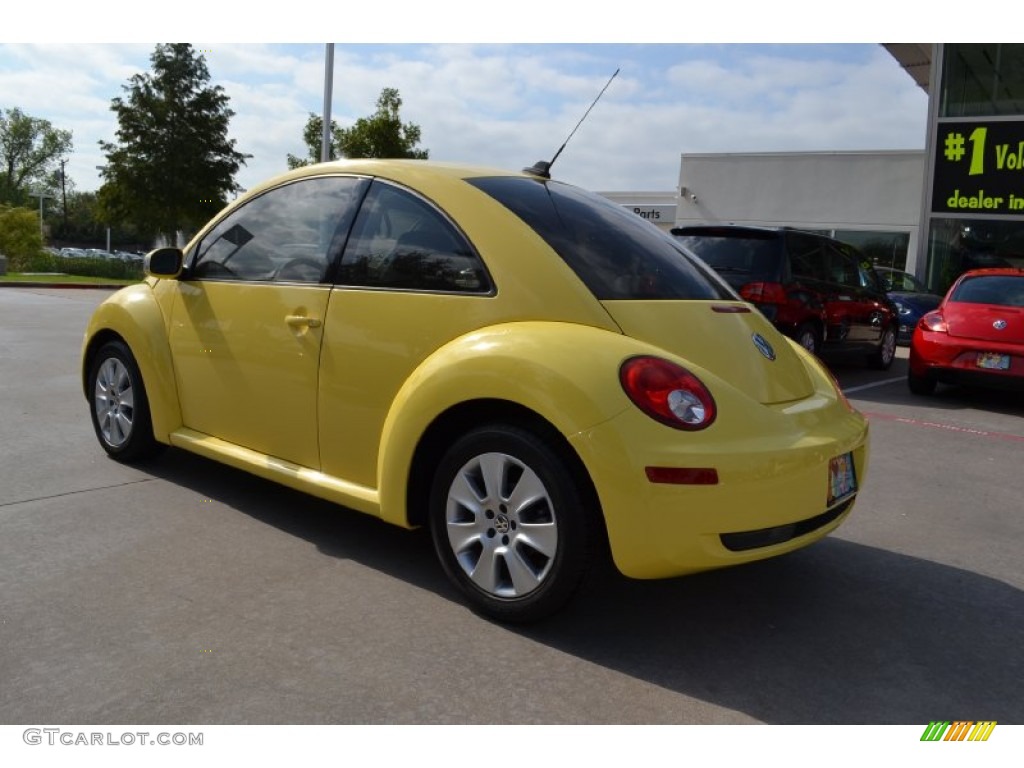 2009 New Beetle 2.5 Coupe - Sunflower Yellow / Black photo #3