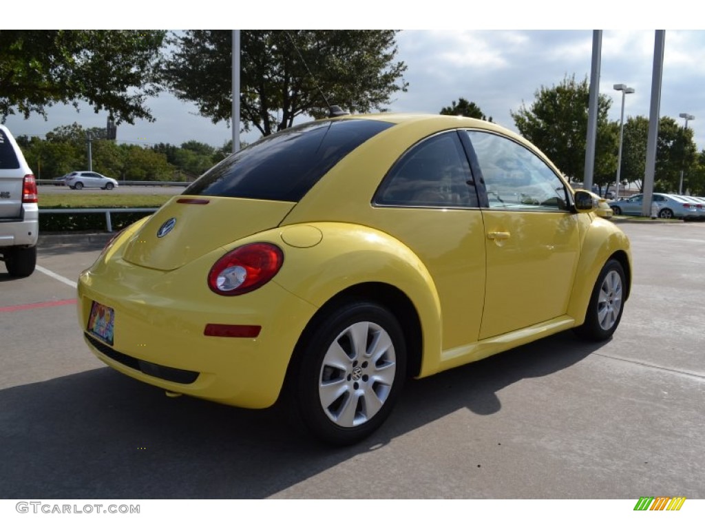 2009 New Beetle 2.5 Coupe - Sunflower Yellow / Black photo #5