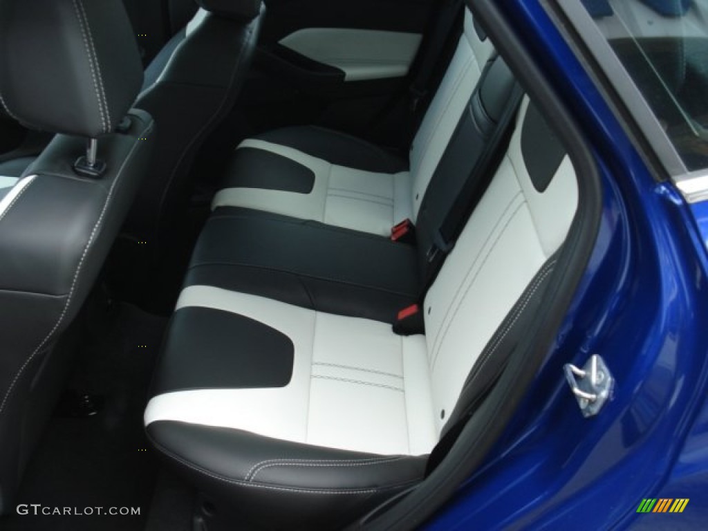 2013 Ford Focus Titanium Hatchback Rear Seat Photo #71759076