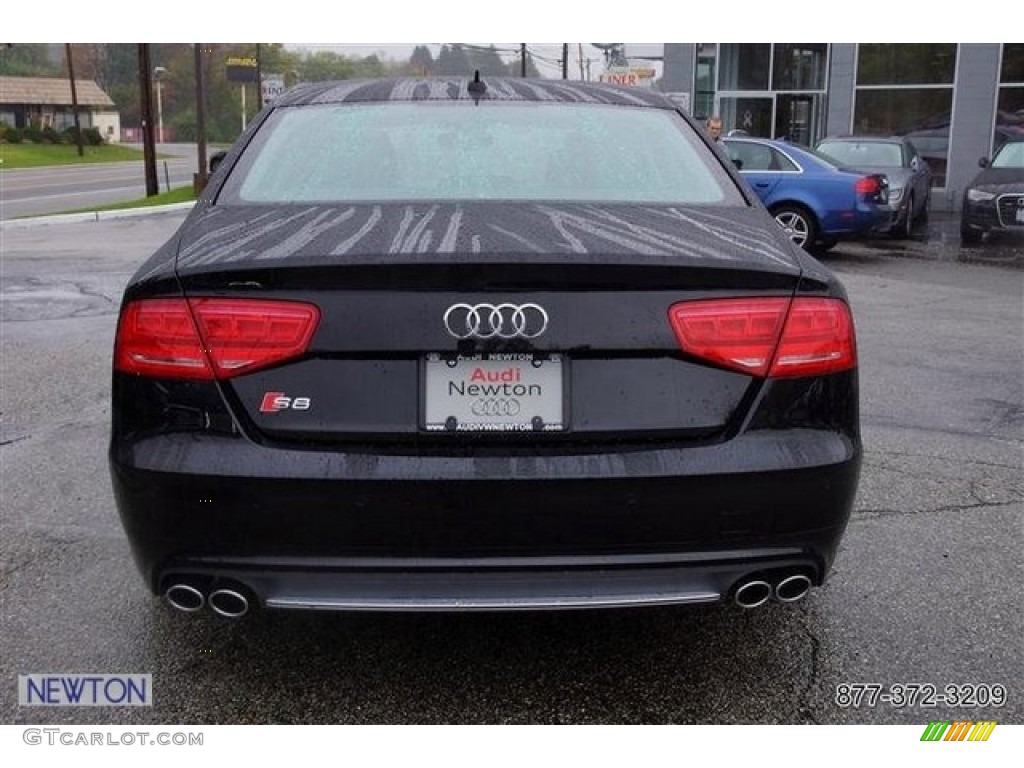 2013 S8 4.0 TFSI quattro Sedan - Phantom Black Pearl / Black photo #7