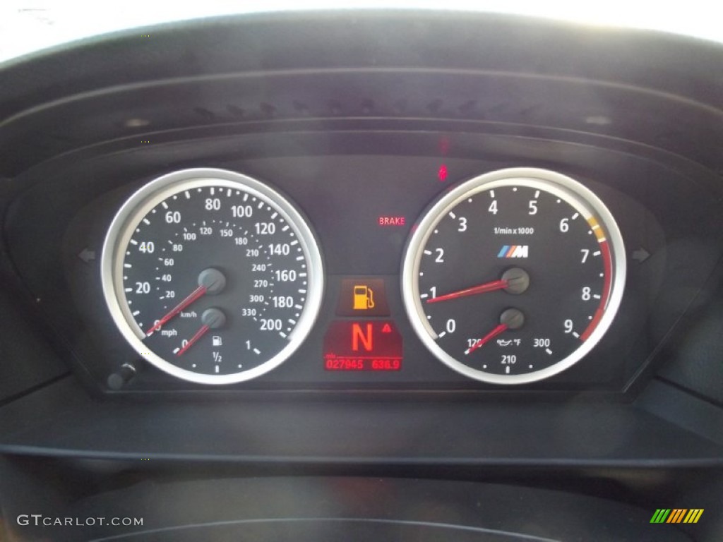 2008 BMW M5 Sedan Gauges Photo #71759494