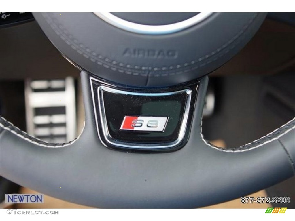 2013 S8 4.0 TFSI quattro Sedan - Phantom Black Pearl / Black photo #49