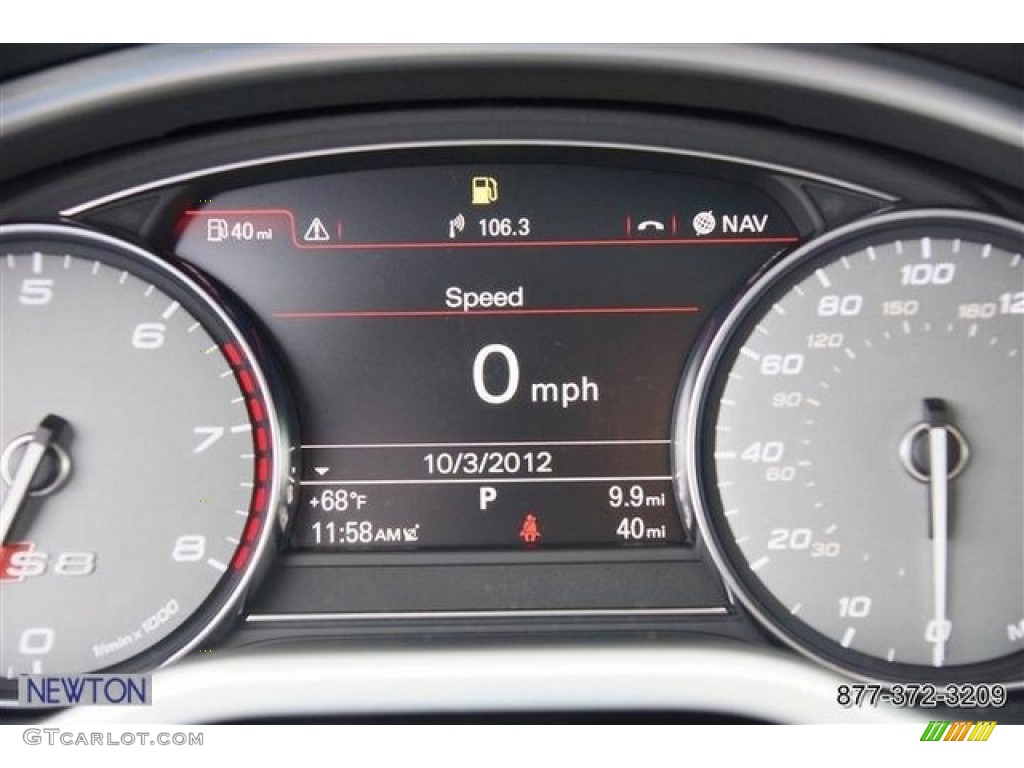 2013 S8 4.0 TFSI quattro Sedan - Phantom Black Pearl / Black photo #52