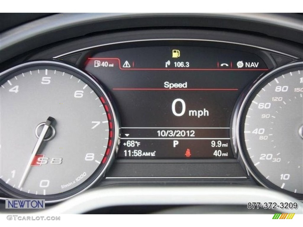 2013 S8 4.0 TFSI quattro Sedan - Phantom Black Pearl / Black photo #54