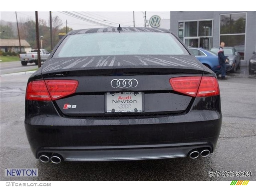 2013 S8 4.0 TFSI quattro Sedan - Phantom Black Pearl / Black photo #77