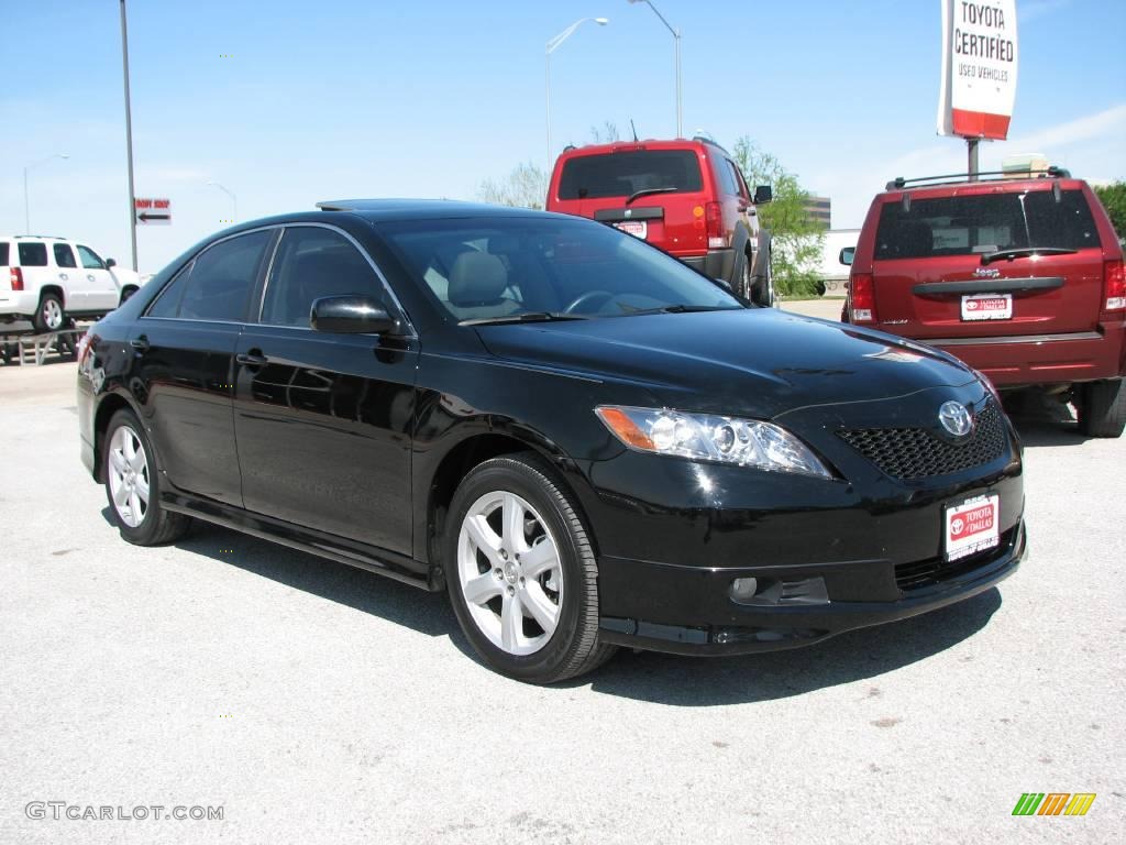 2008 Camry SE - Black / Ash photo #4