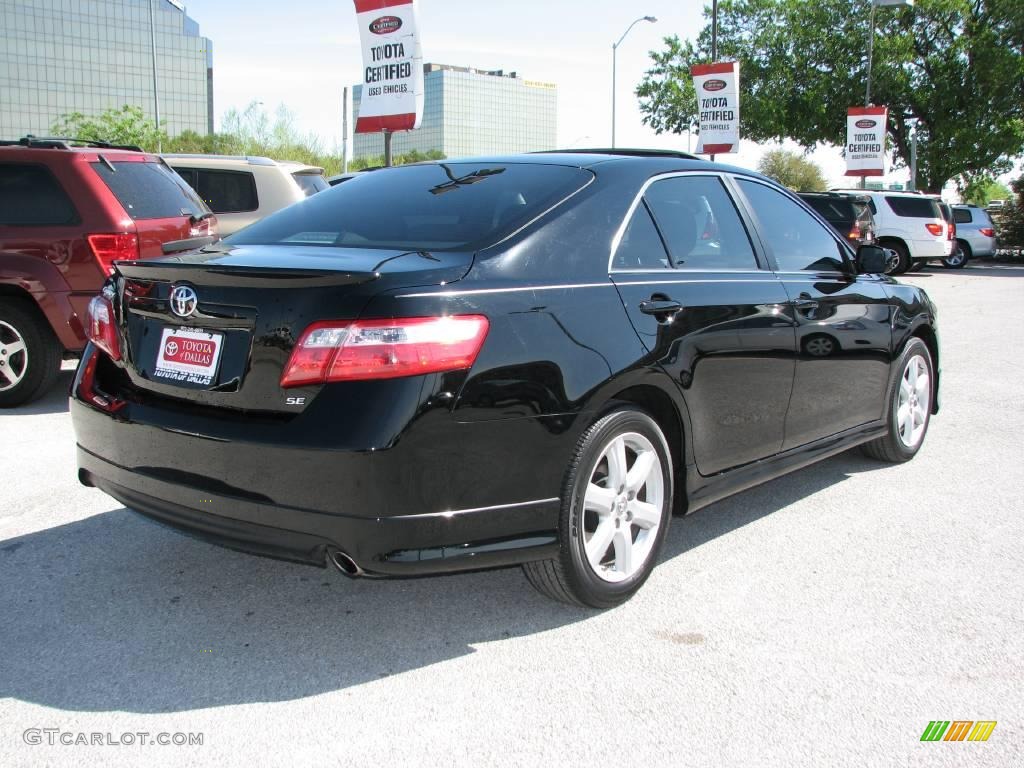 2008 Camry SE - Black / Ash photo #6