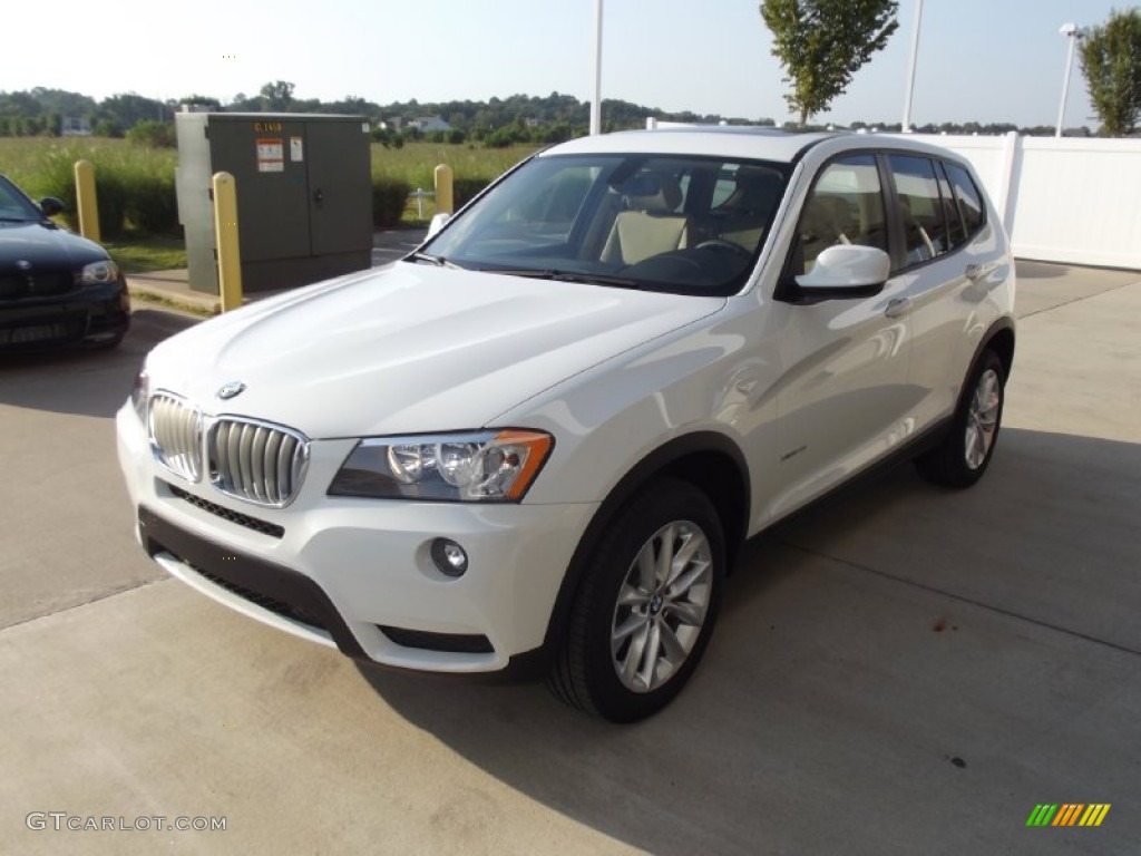 Alpine White BMW X3