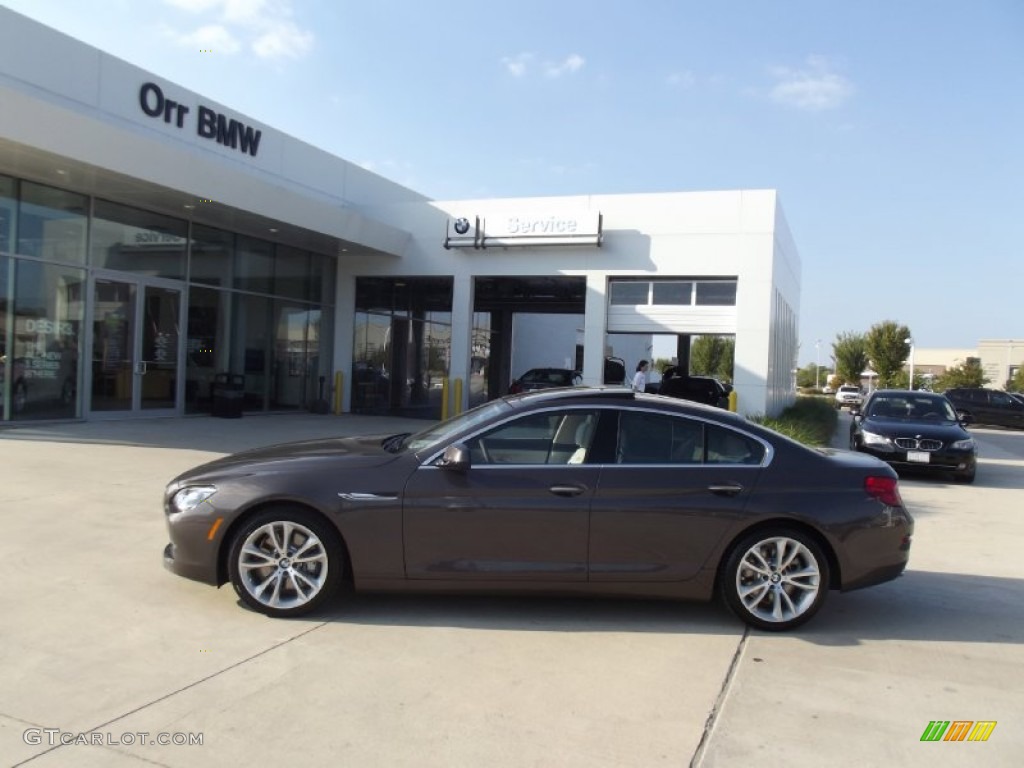 2013 6 Series 640i Gran Coupe - Mojave Metallic / Ivory White photo #5