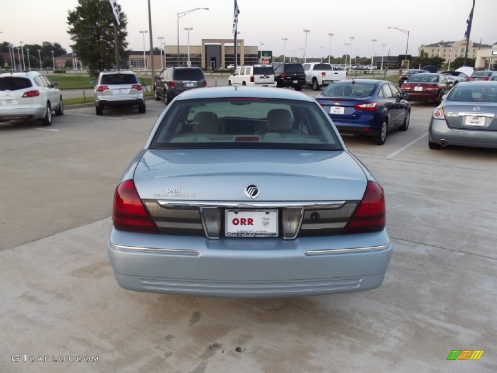 2009 Grand Marquis LS - Light Ice Blue Metallic / Medium Light Stone photo #8