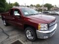 2013 Deep Ruby Metallic Chevrolet Silverado 1500 LT Extended Cab 4x4  photo #7