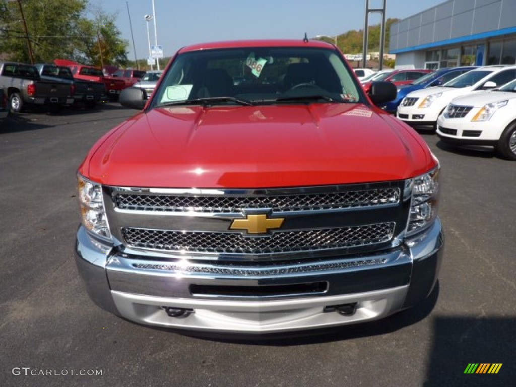 2013 Silverado 1500 LT Extended Cab 4x4 - Victory Red / Ebony photo #2