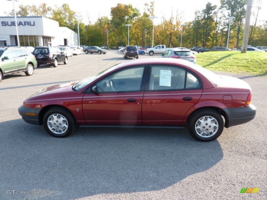 1998 S Series SL1 Sedan - Brilliant Red Metallic / Black/Gray photo #4