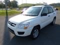 2009 Clear White Kia Sportage LX V6 4x4  photo #3