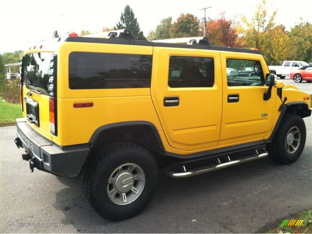 2003 H2 SUV - Yellow / Black photo #5