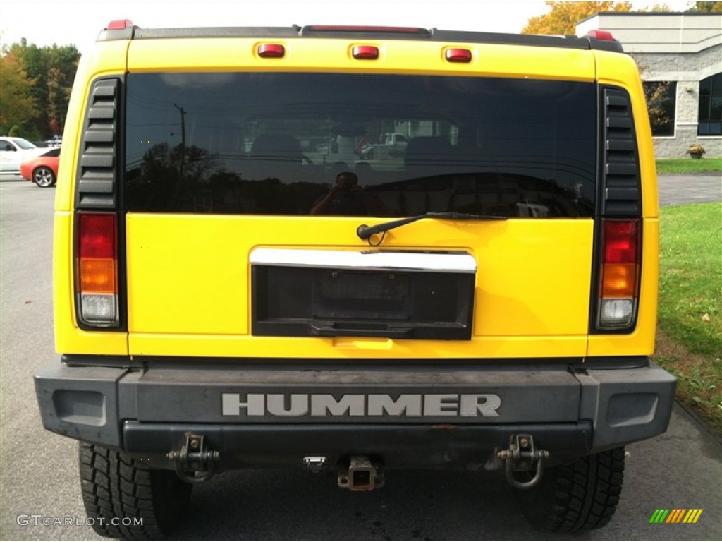 2003 H2 SUV - Yellow / Black photo #6