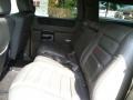 2003 Hummer H2 Black Interior Rear Seat Photo