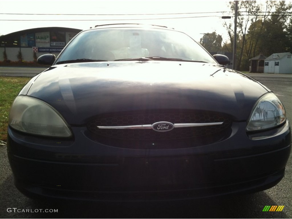 2002 Taurus SE - Medium Royal Blue Metallic / Medium Graphite photo #3