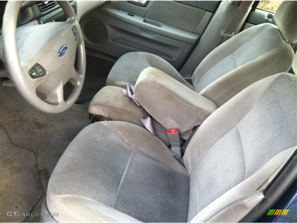 2002 Taurus SE - Medium Royal Blue Metallic / Medium Graphite photo #8