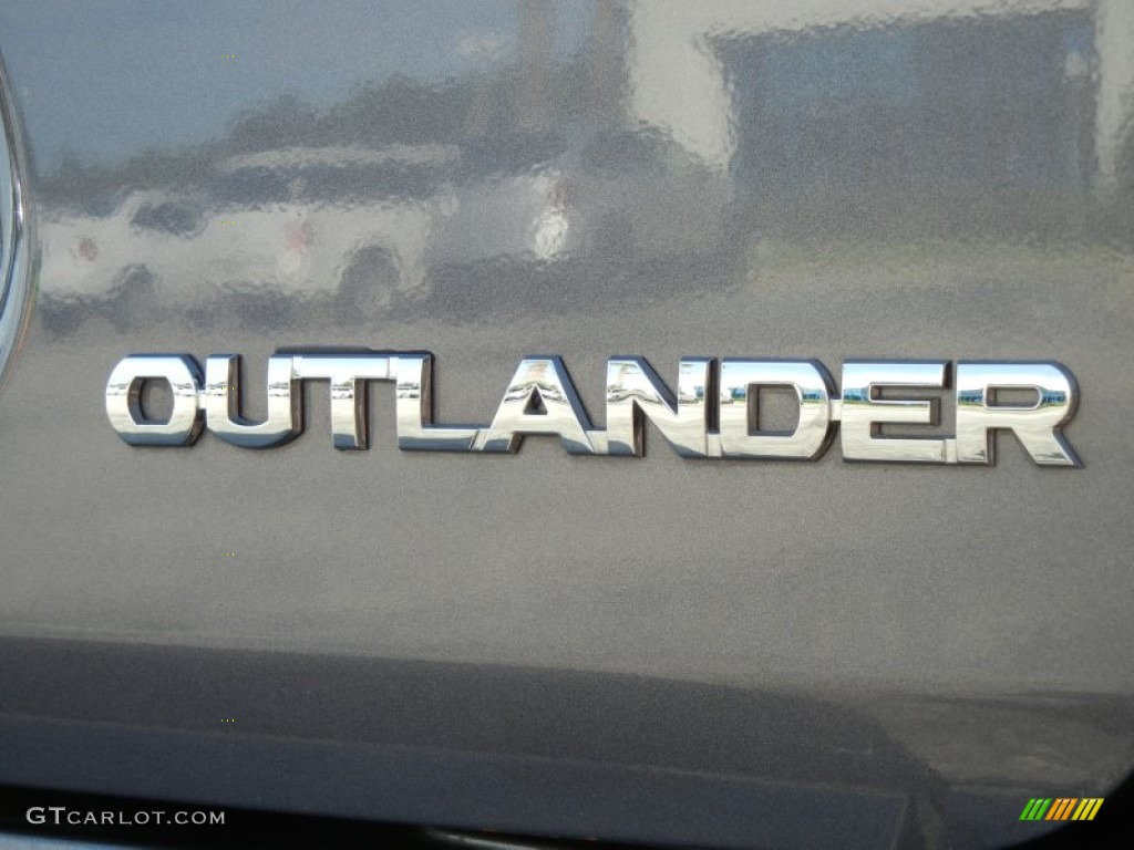 2009 Outlander ES - Graphite Gray Pearl / Black photo #9