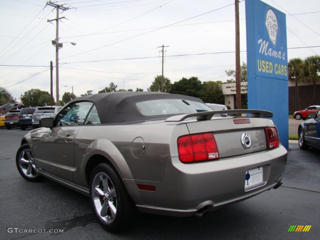 2008 Mustang GT Premium Convertible - Vapor Silver Metallic / Dark Charcoal photo #26