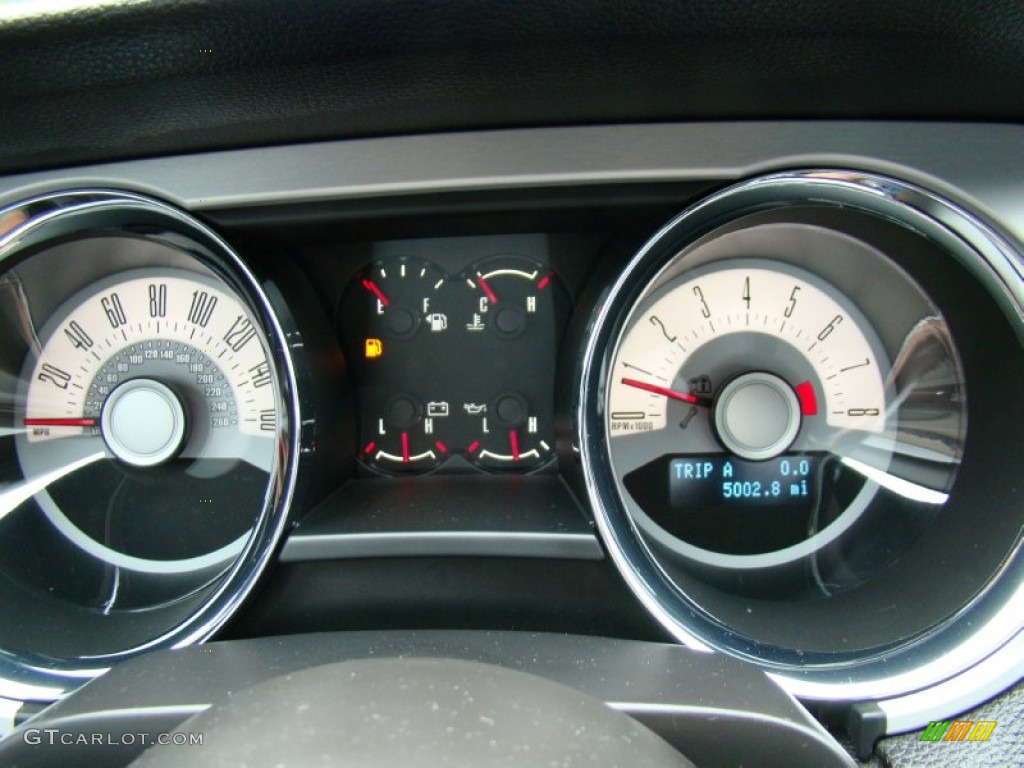 2012 Ford Mustang V6 Mustang Club of America Edition Coupe Gauges Photo #71765436