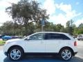 2013 White Platinum Tri-Coat Ford Edge Limited  photo #2