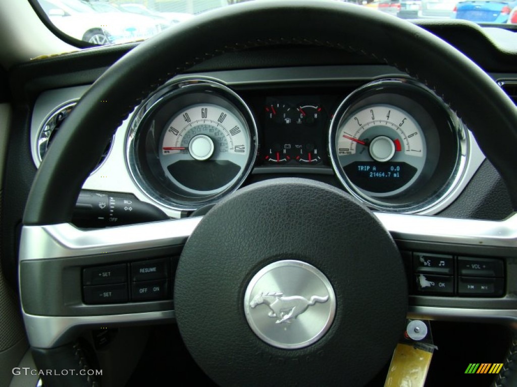 2010 Ford Mustang V6 Premium Coupe Gauges Photo #71765688