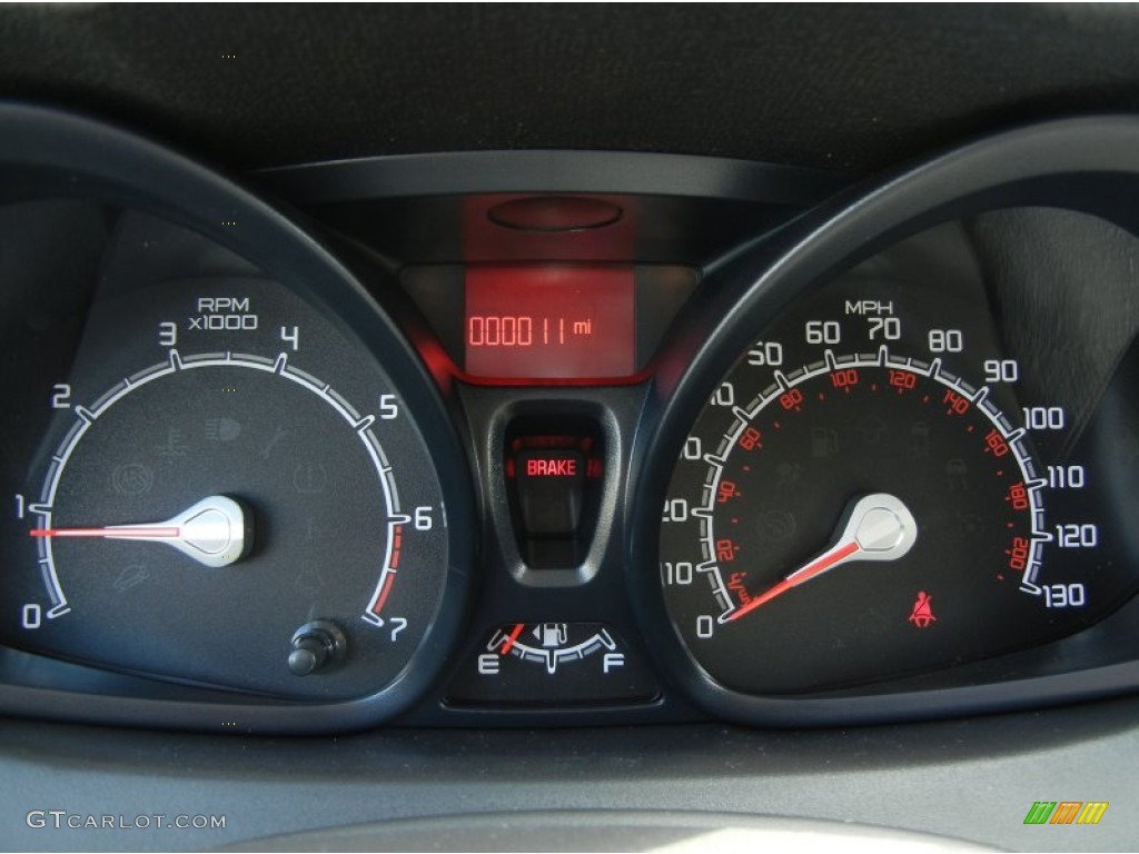 2013 Ford Fiesta S Sedan Gauges Photo #71765853