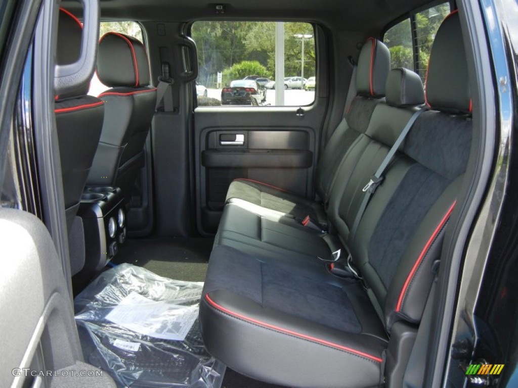 FX Sport Appearance Black/Red Interior 2013 Ford F150 FX4 SuperCrew 4x4 Photo #71766072