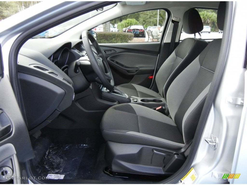 Charcoal Black Interior 2013 Ford Focus S Sedan Photo #71766189