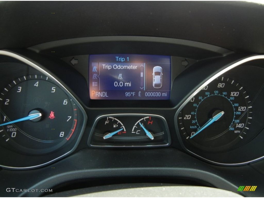 2013 Ford Focus S Sedan Gauges Photo #71766222