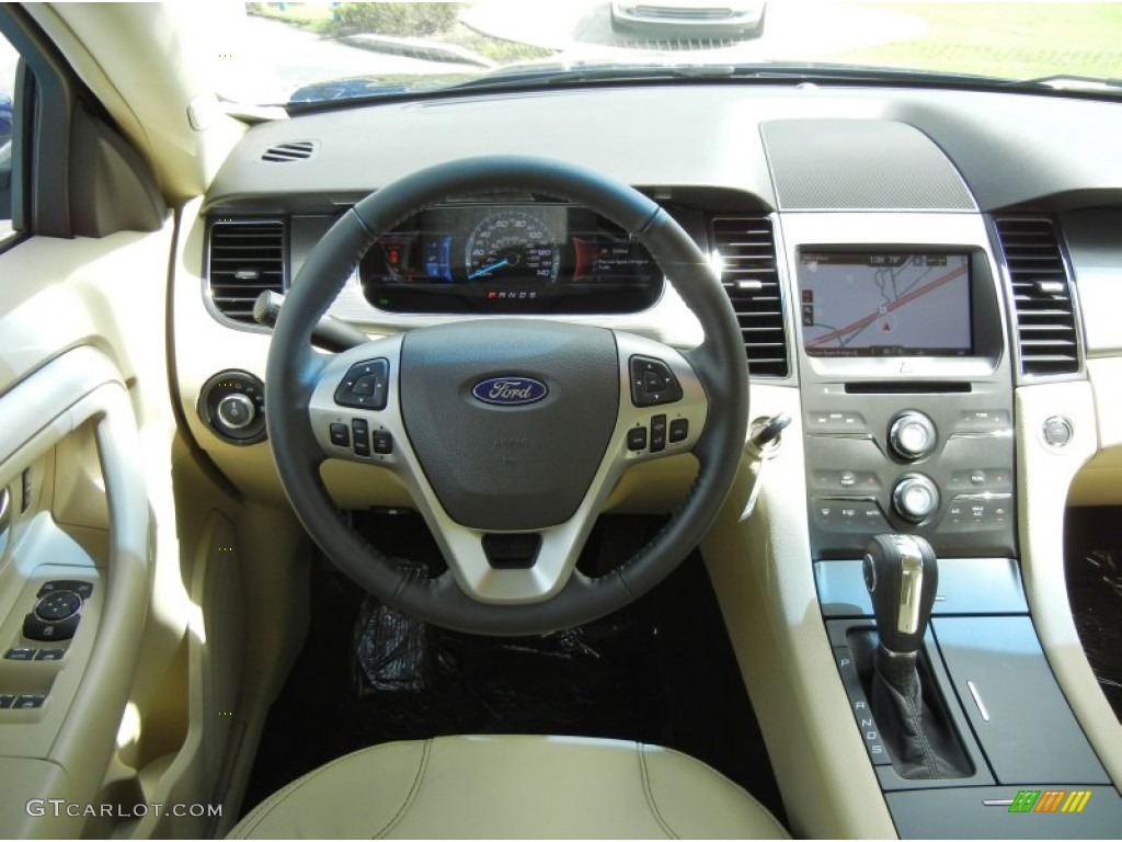 2013 Ford Taurus SEL 2.0 EcoBoost Dune Dashboard Photo #71766443