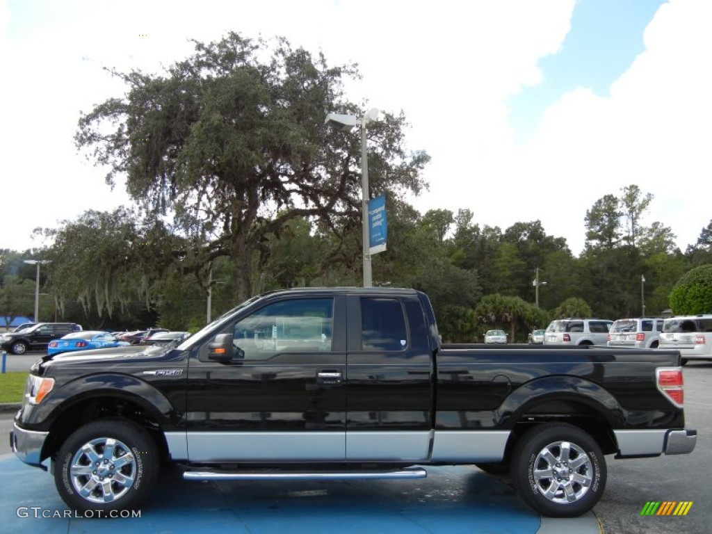Tuxedo Black Metallic 2013 Ford F150 XLT SuperCab Exterior Photo #71766624
