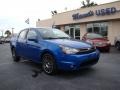 2011 Blue Flame Metallic Ford Focus SES Sedan  photo #2